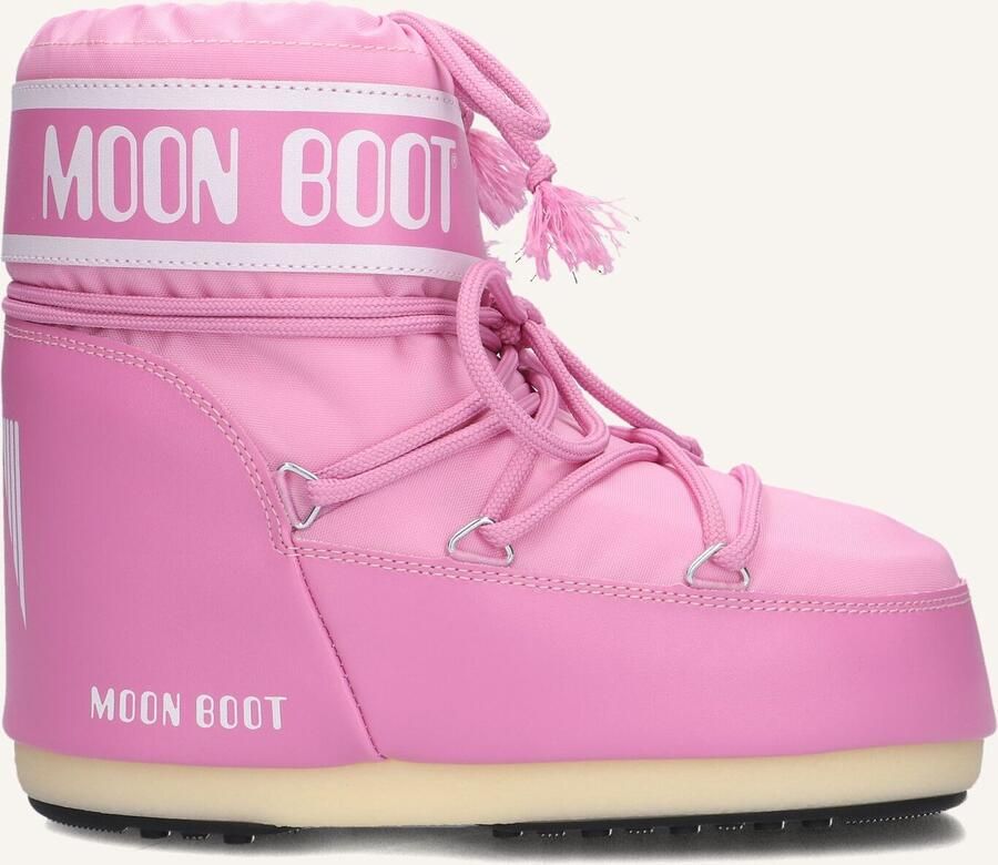 MOON BOOT Snowboots Dames Icon Low Nylon Textiel Roze - Foto 3