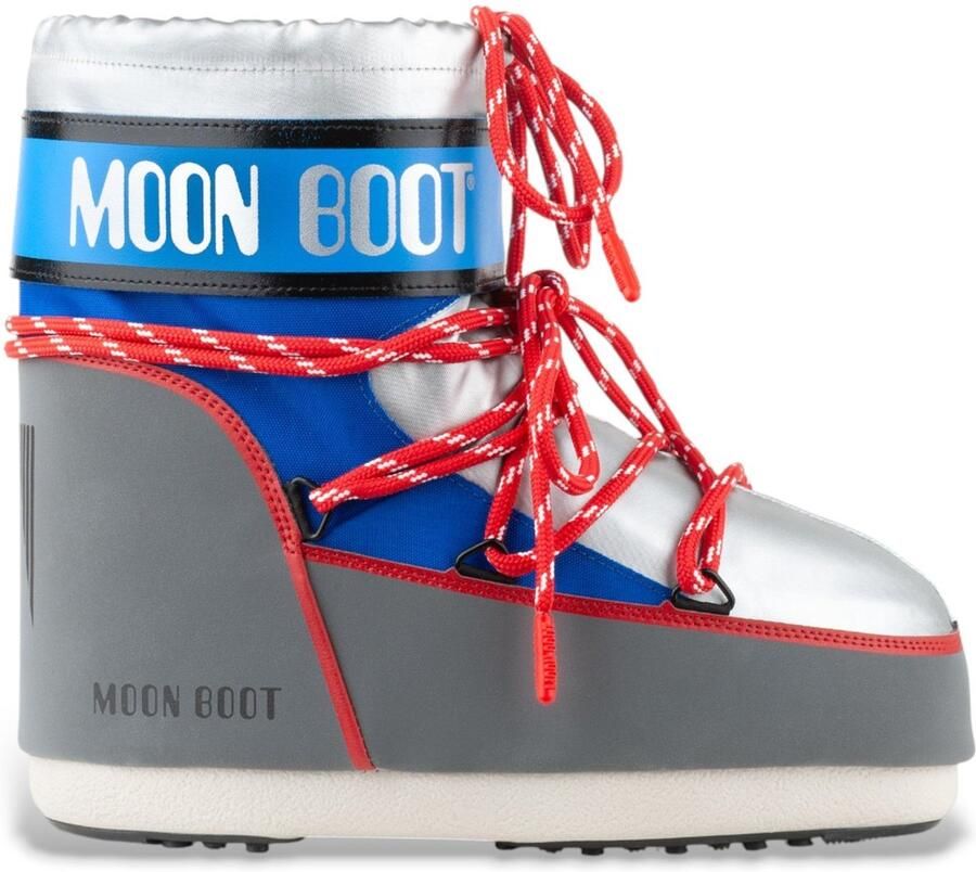 MOON BOOT Snowboots Dames Mb Icon Low Space Racing Maat: 36 38 Materiaal: Textiel Kleur: Grijs - Foto 6