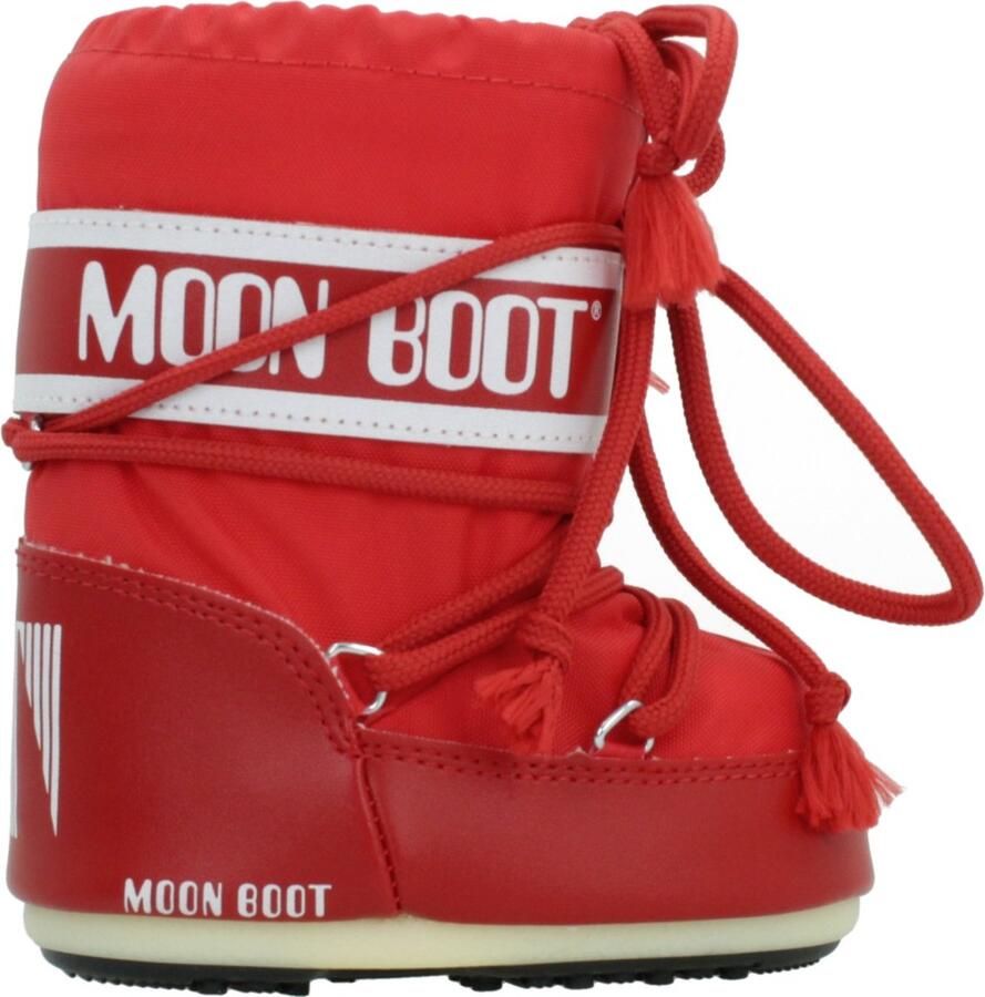 Moon Boot Icon Mini Nylon Laarzen Rood Jongen
