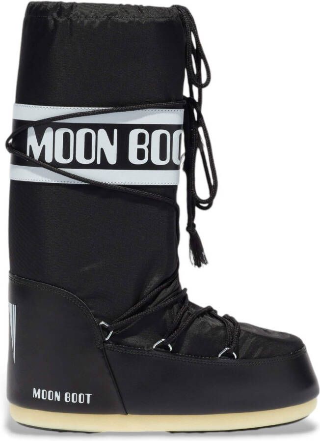 Moon boot Zwarte enkellaarzen voor heren Black Heren