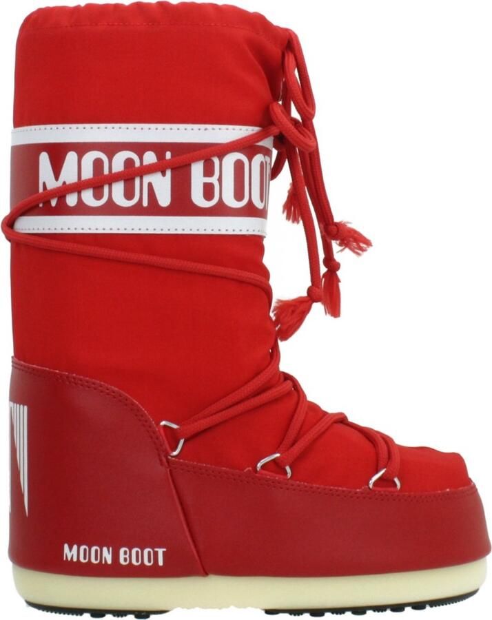 Moon Boot Icon Nylon Laarzen Rood Kinderen
