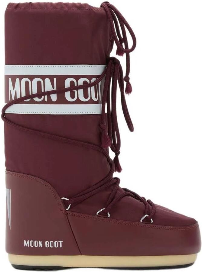 Moon Boot Icon Nylon Laarzen Rood Paars Kinderen