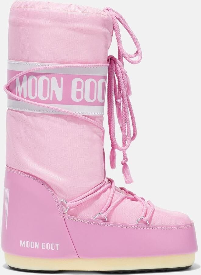 Moon Boot Icon Nylon Laarzen Roze Meisjes