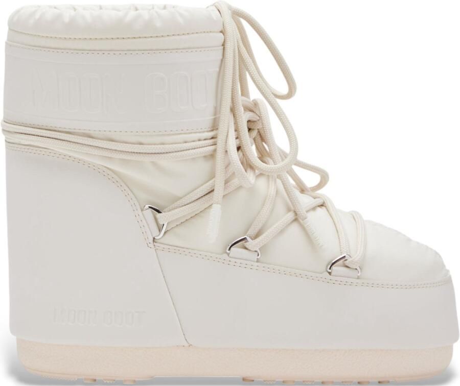 Moon boot Witte Icon Low Rubber Winterlaarzen White Dames