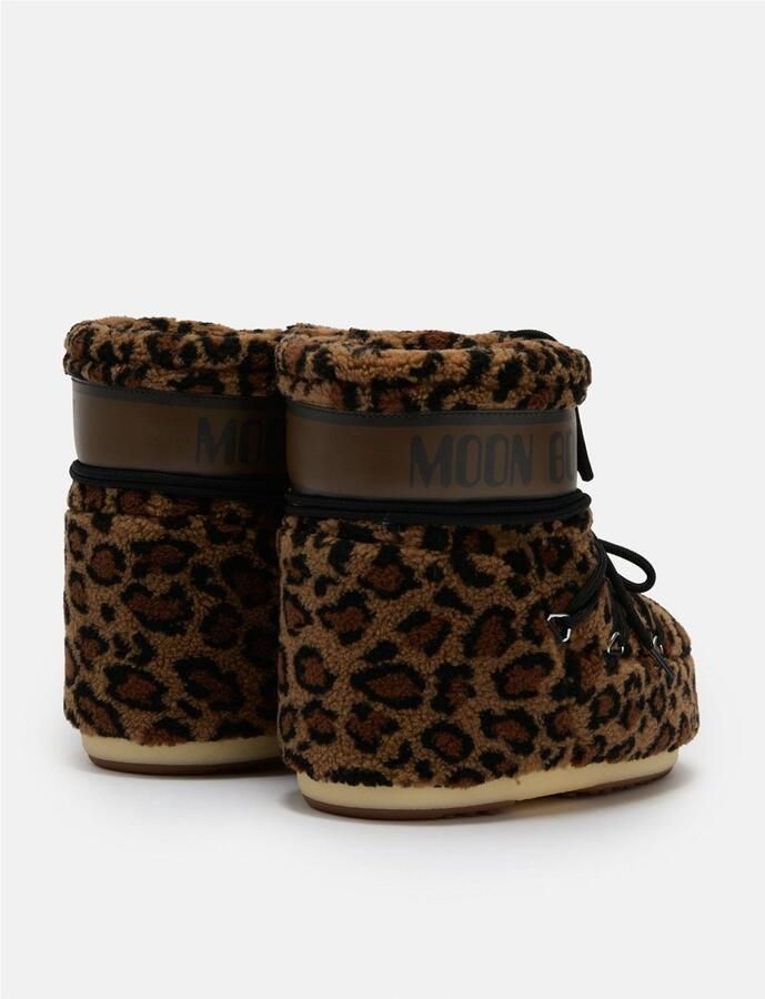 Moon Boot Laarzen Cognac Mb Icon Low Fleece Leopard Boots Cogna d1409960