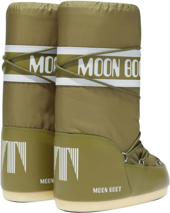 Moonboot The Original Moon Boot Laarzen Khaki Moon Boot Icon Nylon Snow Boots Khaki Icon Nylon
