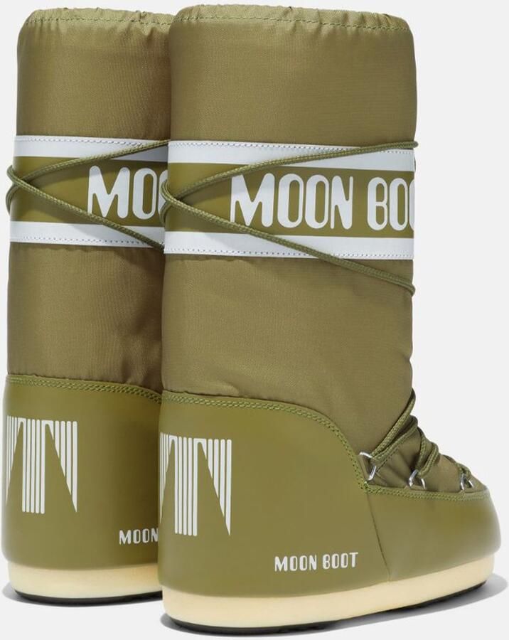 Moonboot Enkellaarzen Moon Boot Mb Icon Nylon Boots Khaki 80d1400440 in groen - Foto 2