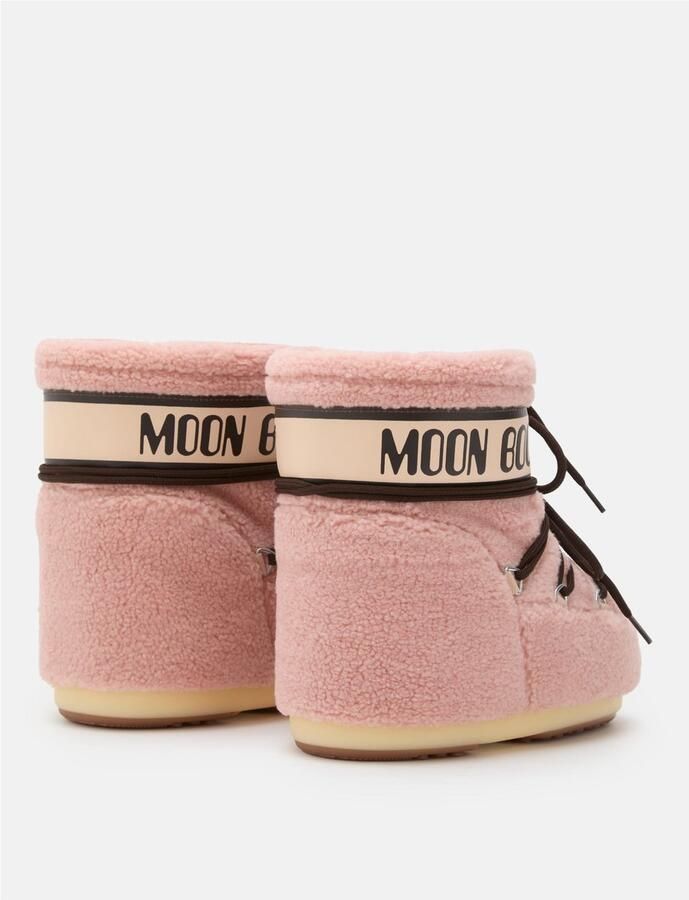 MOON BOOT Snowboots Dames Icon Low Fleece Maat: 39 41 Materiaal: Faux Fur Kleur: Roze - Foto 6