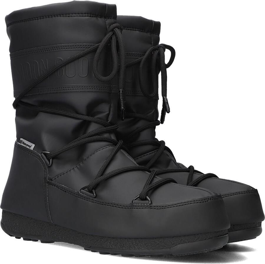 Moon boot Mid Rubber Snow Boots Zwart Dames
