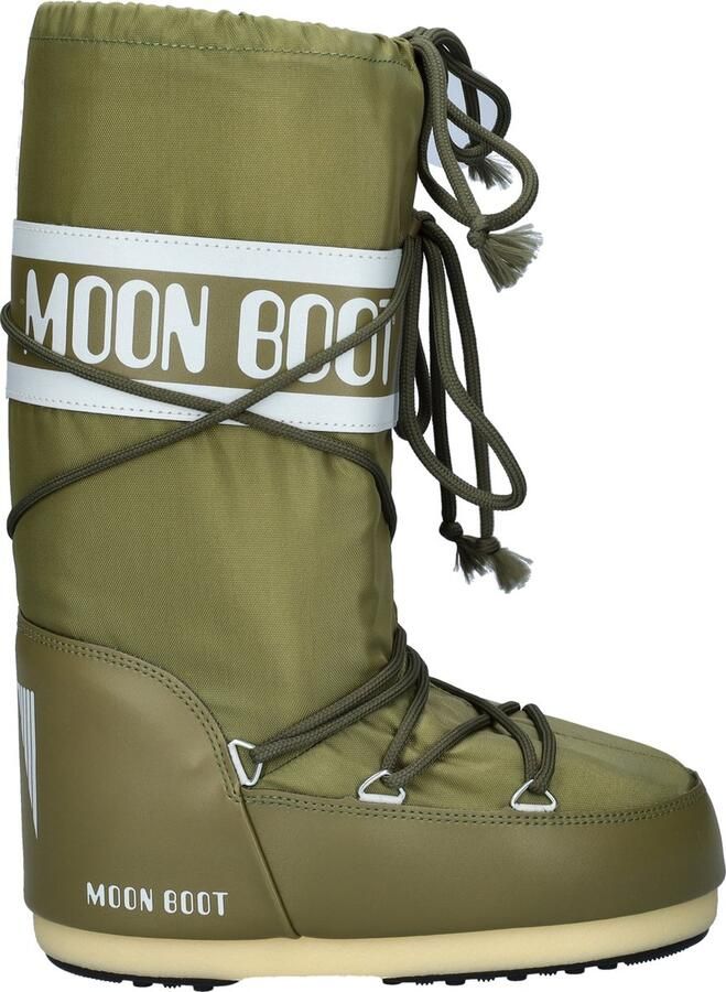 Moonboot Boots & laarzen Moon Boot Icon Nylon Snow Boots Khaki Icon Nylon 0 in groen - Foto 3