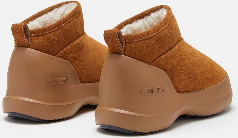 MOON BOOT Snowboots Dames Mb Luna Low Boot Suede Suède Cognac - Foto 3