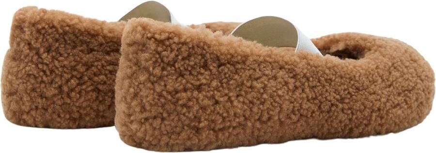 Moon Boot Schoenen Cognac Mb Shearling Ballerina's Cogna d2400010