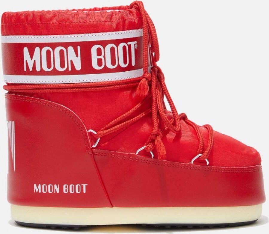 Moon Boot Moonboot Uni MB Icon Low Nylon Red ROOD