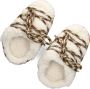 MOON BOOT Vachtlaarzen Dames Mule Shearling Maat: 37 38 Materiaal: Suède Kleur: Cognac - Thumbnail 2