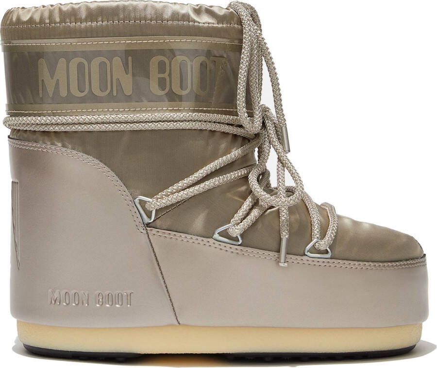 Moonboot Classic Low Glance snowboots dames zilver