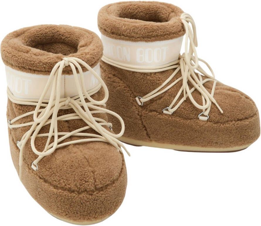 Moonboot Icon Low Fleece Snowboots Dames Bruin
