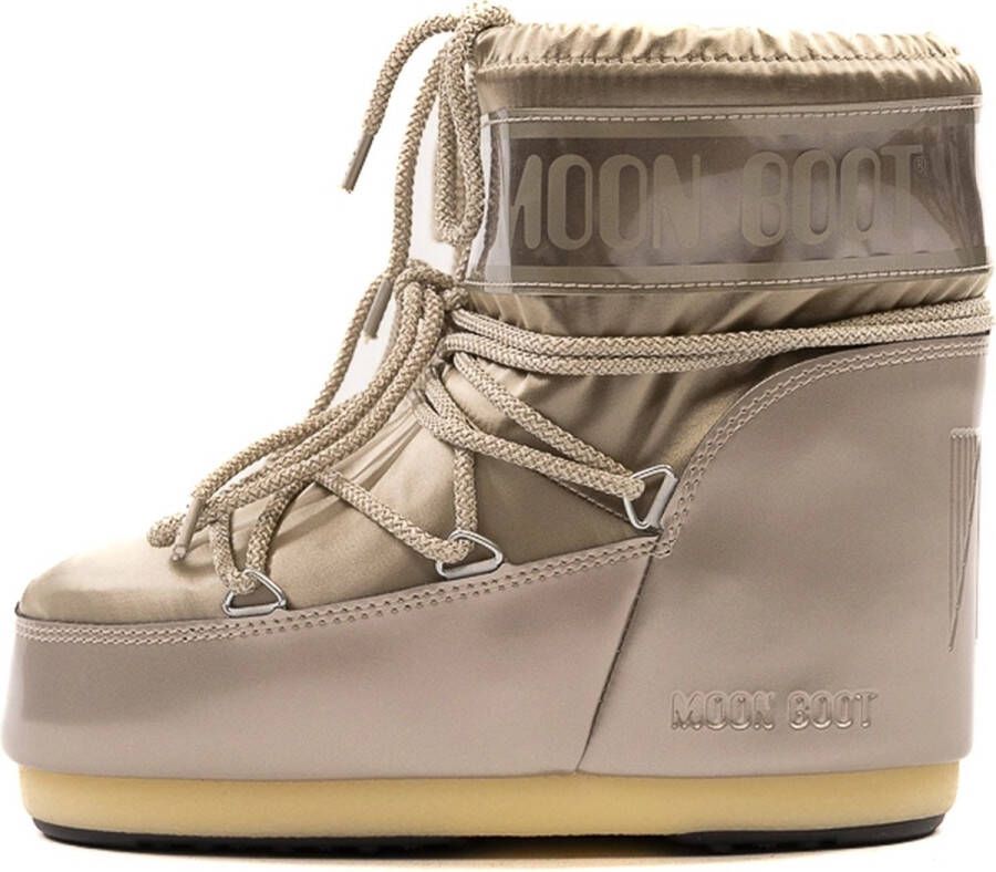 MOON BOOT Snowboots Dames Icon Low Glance Maat: 42 44 Materiaal: Textiel Kleur: Taupe - Foto 5