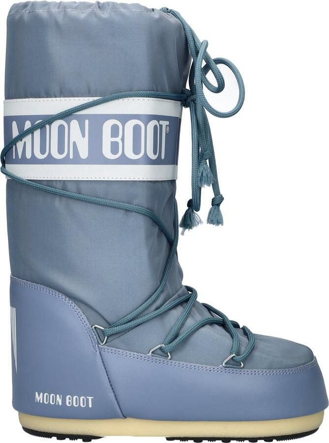 MOON BOOT Snowboots Dames Nylon Veter Snowboot Maat: 39 41 Materiaal: Nylon Kleur: Grijs