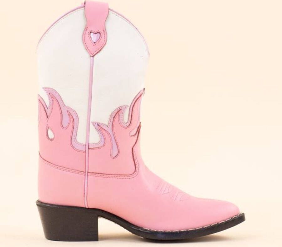 Moonrise Firell Laarzen Leer Meisjes Roze