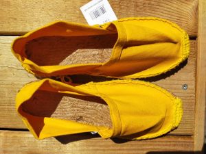 Mora Espadrille junior kleur geel zomer schoen zomerschoen junior kinderschoen