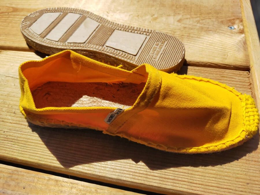 Mora Espadrille kind kleur geel zomer schoen zomerschoen junior kinderschoen - Foto 9