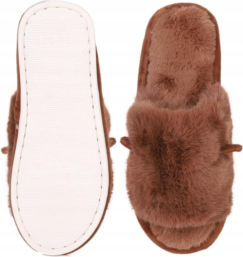 Moraj Dames Pantoffels Comfortabele Instappers met Rubberen Zool