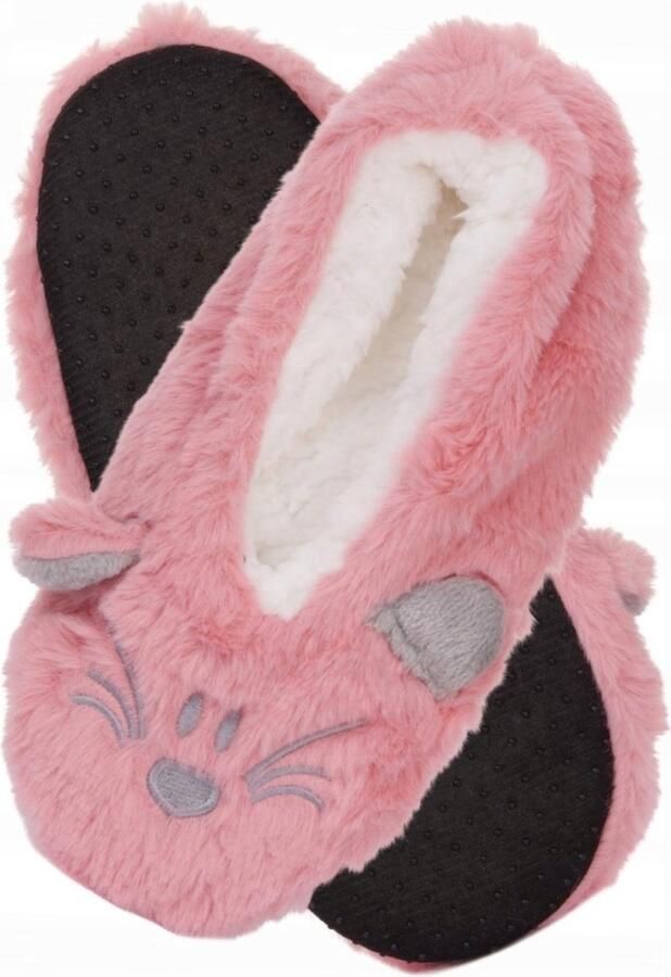 Moraj Damespantoffels Roze Katten