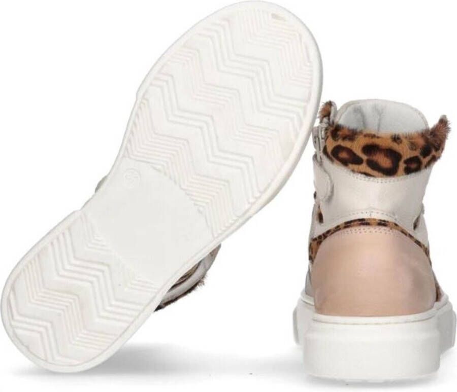 0051 ORIGINALS Morelli Sneaker Alta Allacciata Latte Beige Rosa BEIGE - Foto 4