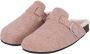 Morethansocks Dames instap huispantoffels Vilt Roze - Thumbnail 2