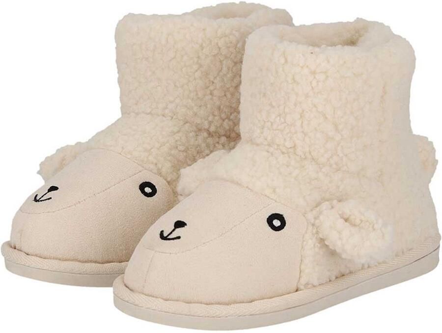 Morethansocks Hoge kindersloffen Schaap t m 32 Grappige sloffen Schattige sloffen Kinderen