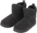 Morethansocks Hoge Sloffen Heren Teddy Wol Warme sloffen Heren - Grijs