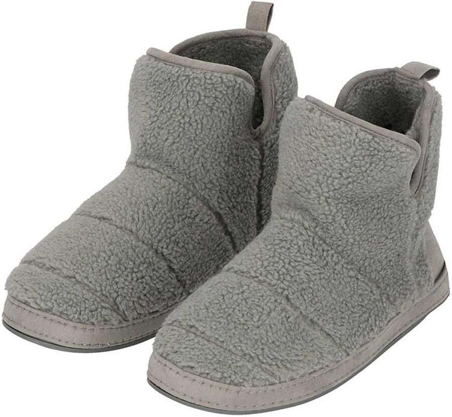 Morethansocks Hoge Sloffen Heren Teddy Wol Warme sloffen Heren