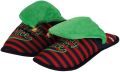 Morethansocks Kerstsloffen Dames Elfthema Blauw Rood t m 42 Sloffen kerst dames pantoffels kerst dames kerstcadeau - Blauw