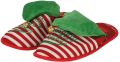 Morethansocks Kerstsloffen Dames Elfthema Rood Wit t m 42 Sloffen kerst dames pantoffels kerst dames kerstcadeau - Rood