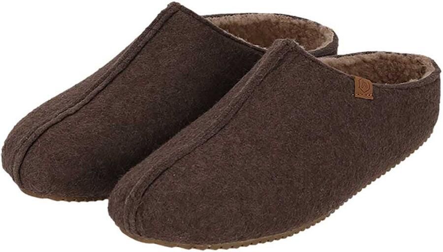 Morethansocks Pantoffels heren Vilt Instap Sloffen heren