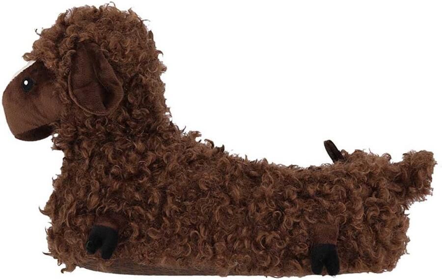 Morethansocks Schaap sloffen Dames t m 42 Sloffen Bruin Sloffen dames Grappige