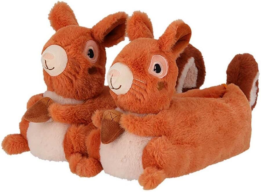 Morethansocks Sloffen dieren Eekhoorn pantoffels dames t m 42 Dierensloffen Sloffen dames pantoffels