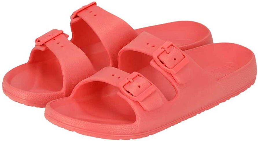 Morethansocks Sandalen dames Gespsluiting Waterbestendig Slipper dames Sandalen lage hak dames Sandalen zomer