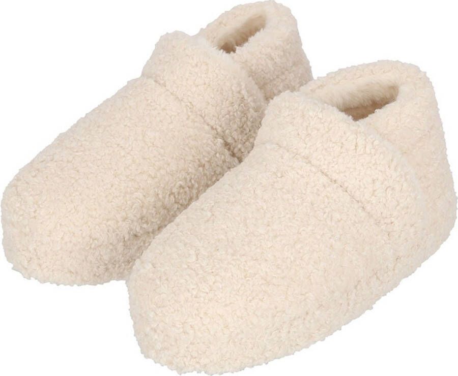 Morethansocks Sloffen dames Teddy t m 42 Teddy wol pantoffels dames sloffen - Foto 2