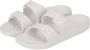 Morethansocks Sandalen dames Gespsluiting Waterbestendig Slipper dames Sandalen lage hak dames Sandalen zomer - Thumbnail 1