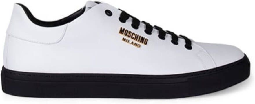 Moschino Heren Teddy Sneakers Wit