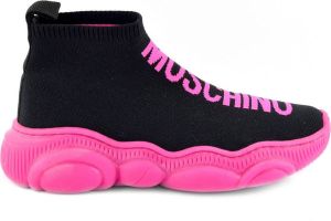 Moschino Low Sneakers 74469 Zwart Roze