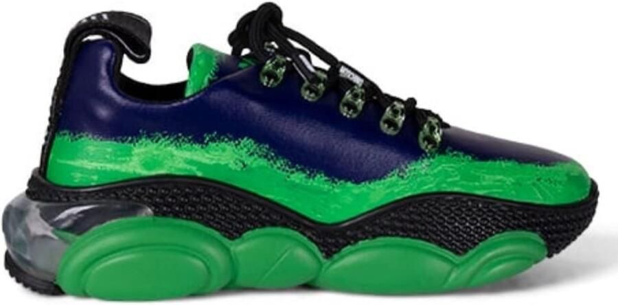 Moschino Teddy Sneakers Zwart Black Heren