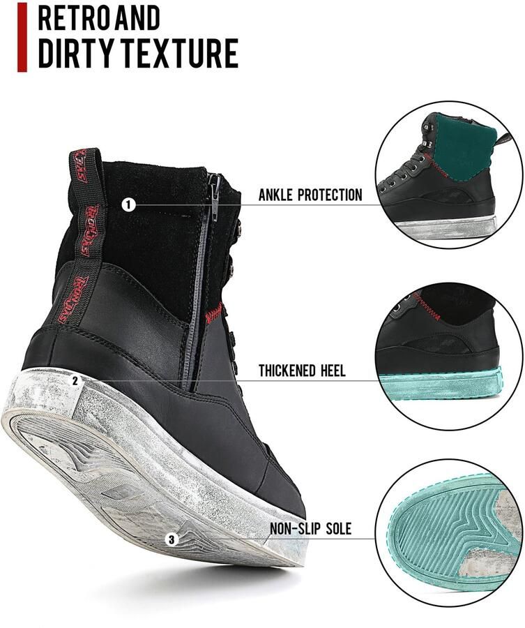 Motorkleding voor Mannen Beschermende Biker Boots