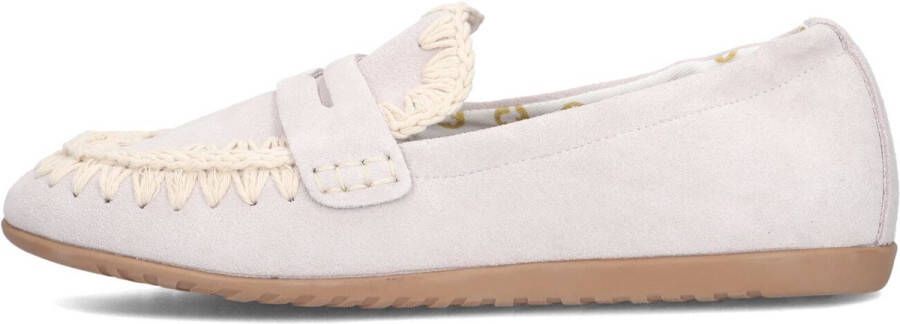 MOU Bellerina Closed Toe Loafers Instappers Dames Beige