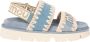 Mou Sandalen Bio Strap Sandalen Blauw Mu.sw461001t in beige - Thumbnail 1