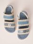 Mou Sandalen Bio Strap Sandalen Blauw Mu.sw461001t in beige - Thumbnail 4