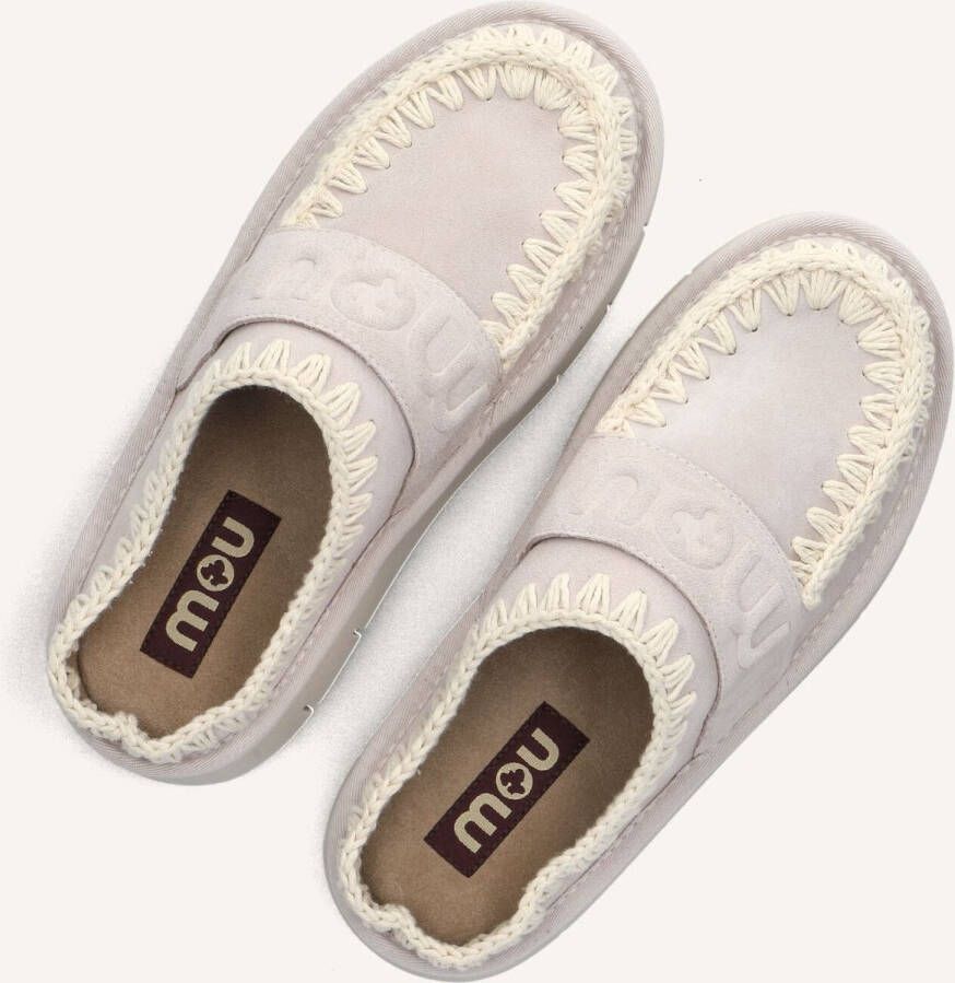 MOU Instappers Dames Bounce Clog Maat: 37 Materiaal: Leer Kleur: Beige - Foto 2