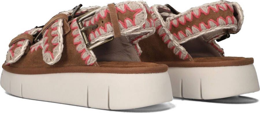 MOU Bounce Sandal Slippers Dames Bruin