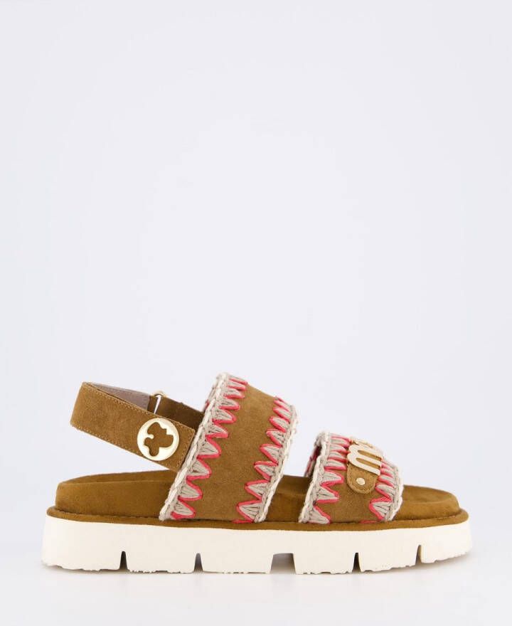 MOU Dames Bio Sandal Overstitching